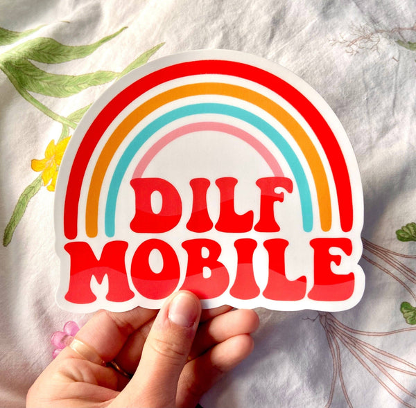 Dilf Mobile Bumper Sticker NEW Hollandaize Art 